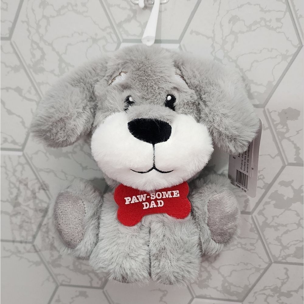 American Greetings Plush Dog "Paw Dome Dad" Father Day Gift toy